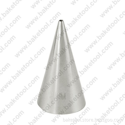 Stainless steel304 high round pastry nozzle #2MM